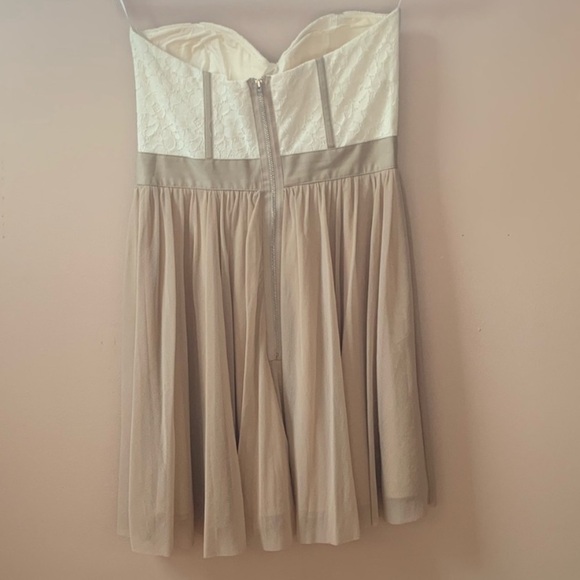 ASOS Strapless Mini Dress sweetheart neckline Size 2 - Picture 4 of 6